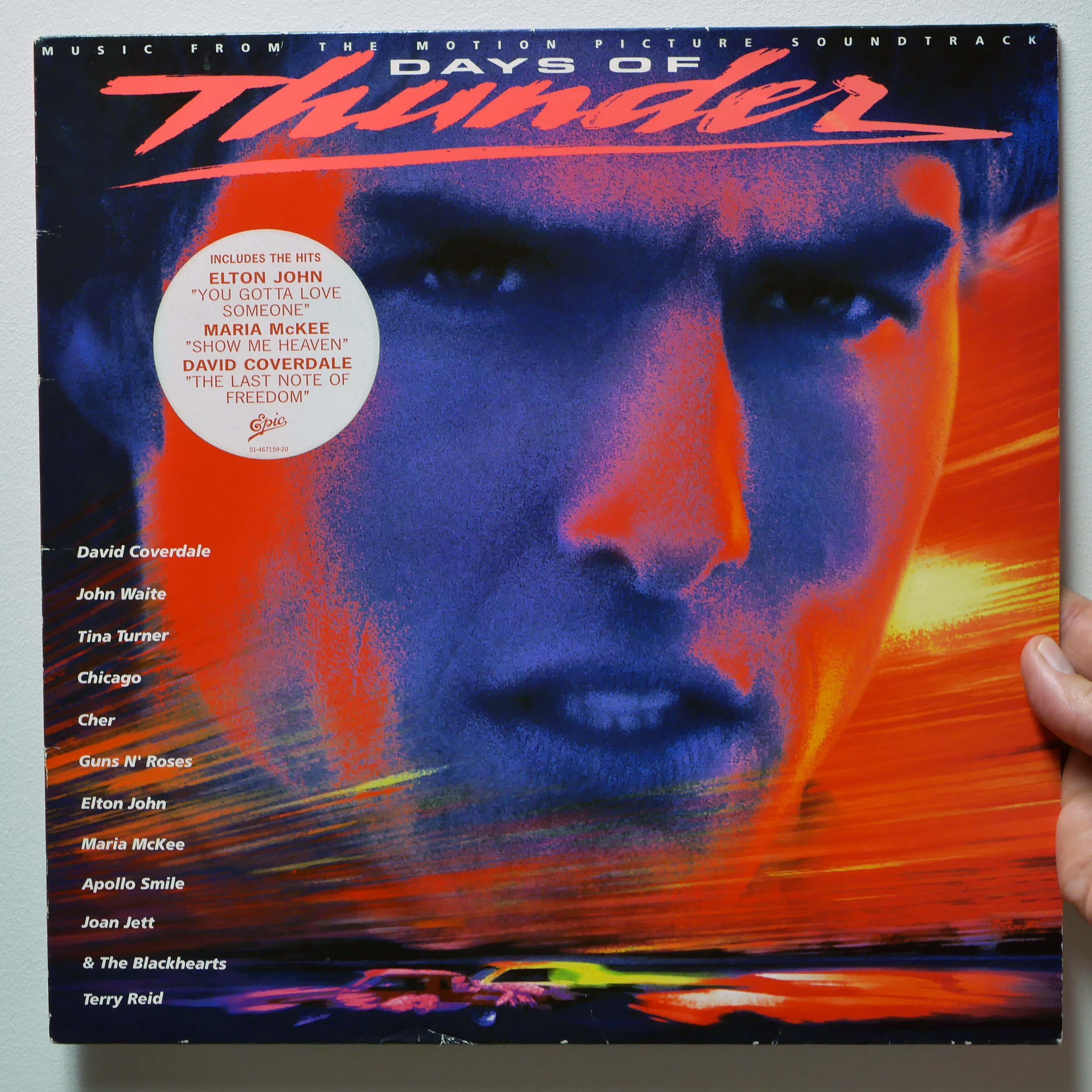 Diverse artister – Days of Thunder (Music From the Motion Picture Soundtrack) [LP, 1990]