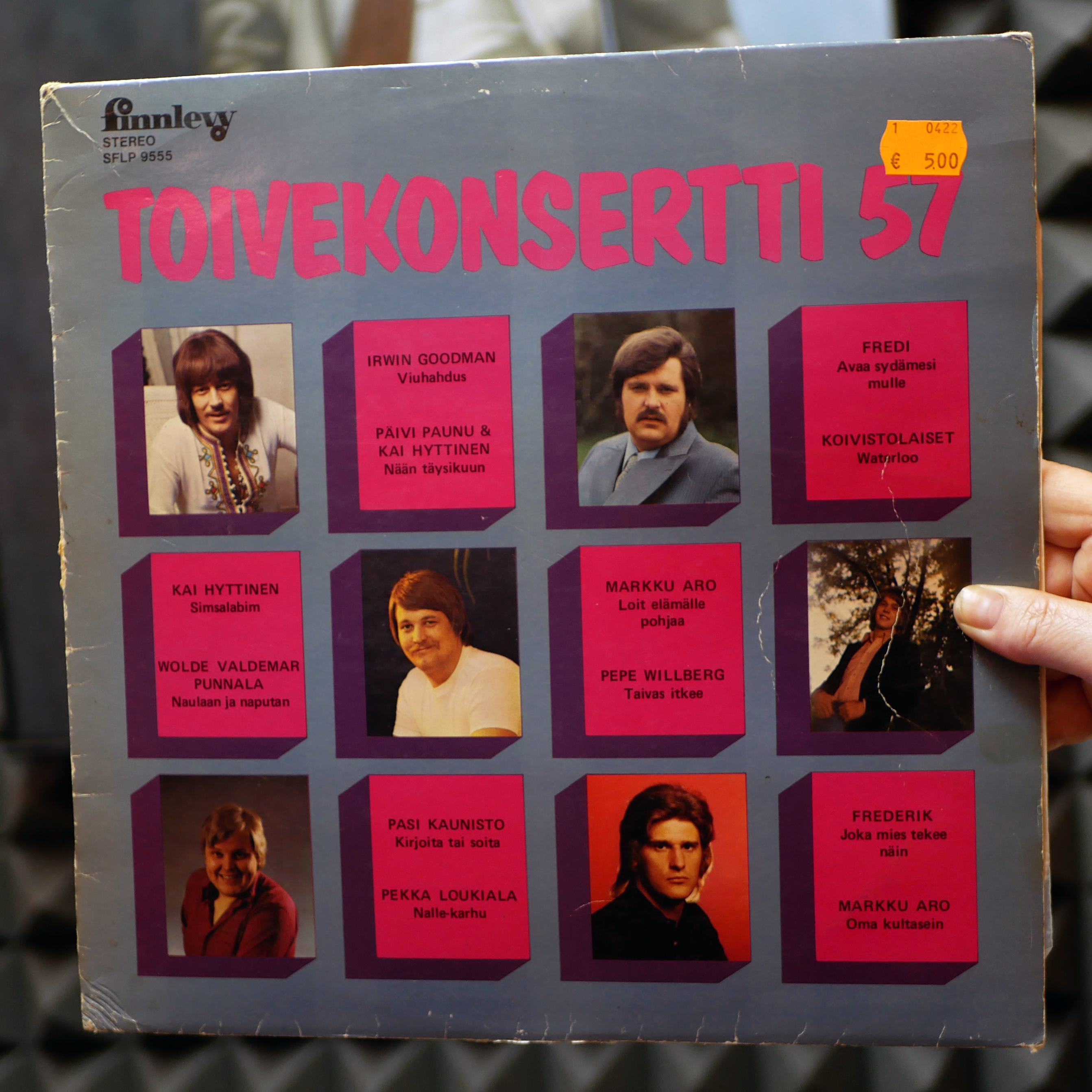 Diverse artister – Toivekonsertti 57 [LP, 1974]