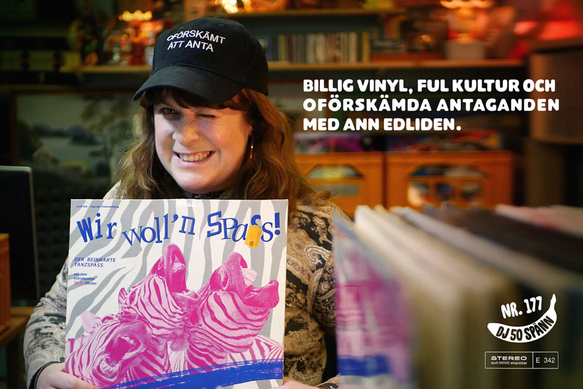 DJ50:- nr 177 med Ann Edliden: Billig vinyl, ful kultur och oförskämda antaganden
