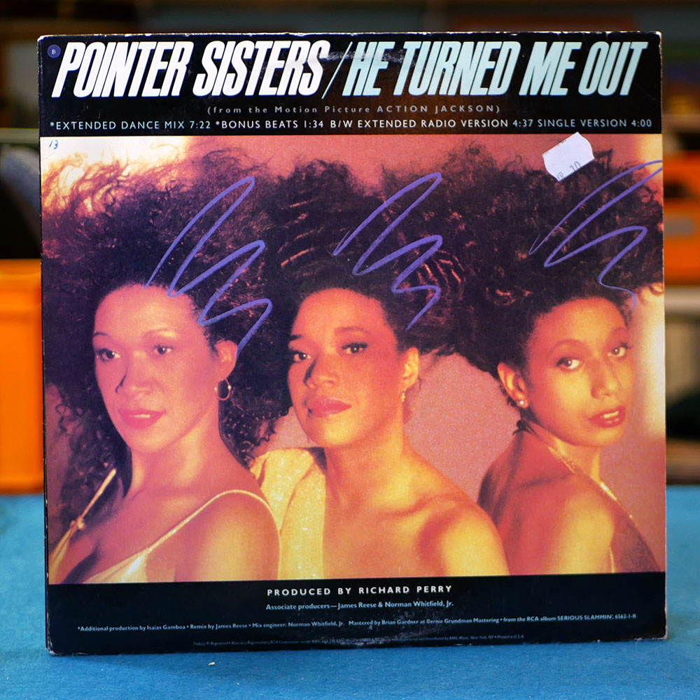 Pointer Sisters – He Turned Me Out [12", 1987]