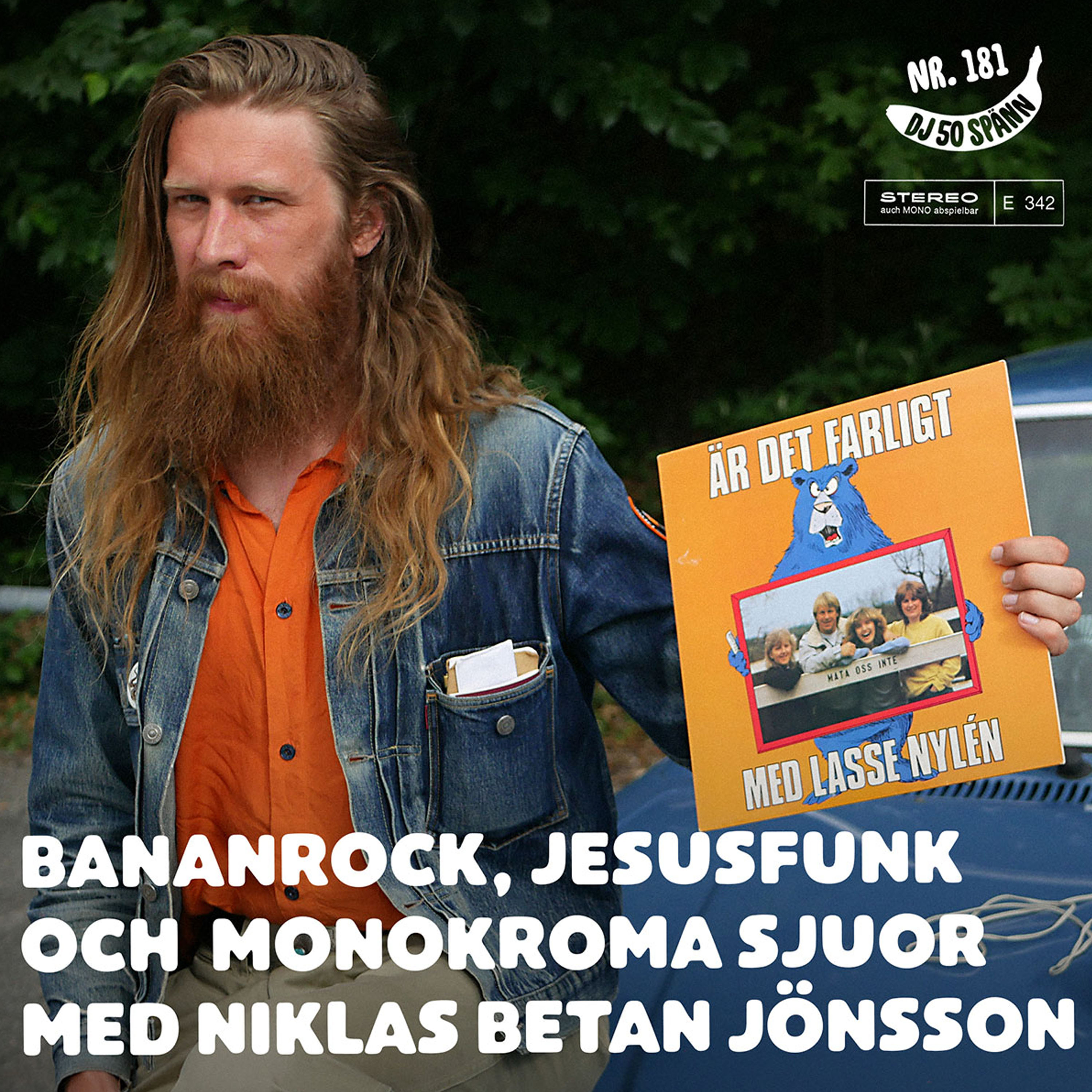 Niklas Betan Jönsson: bananrock, Jesusfunk och monokroma sjuor 110 Niklas Betan Jönsson: bananrock, Jesusfunk och monokroma sjuor