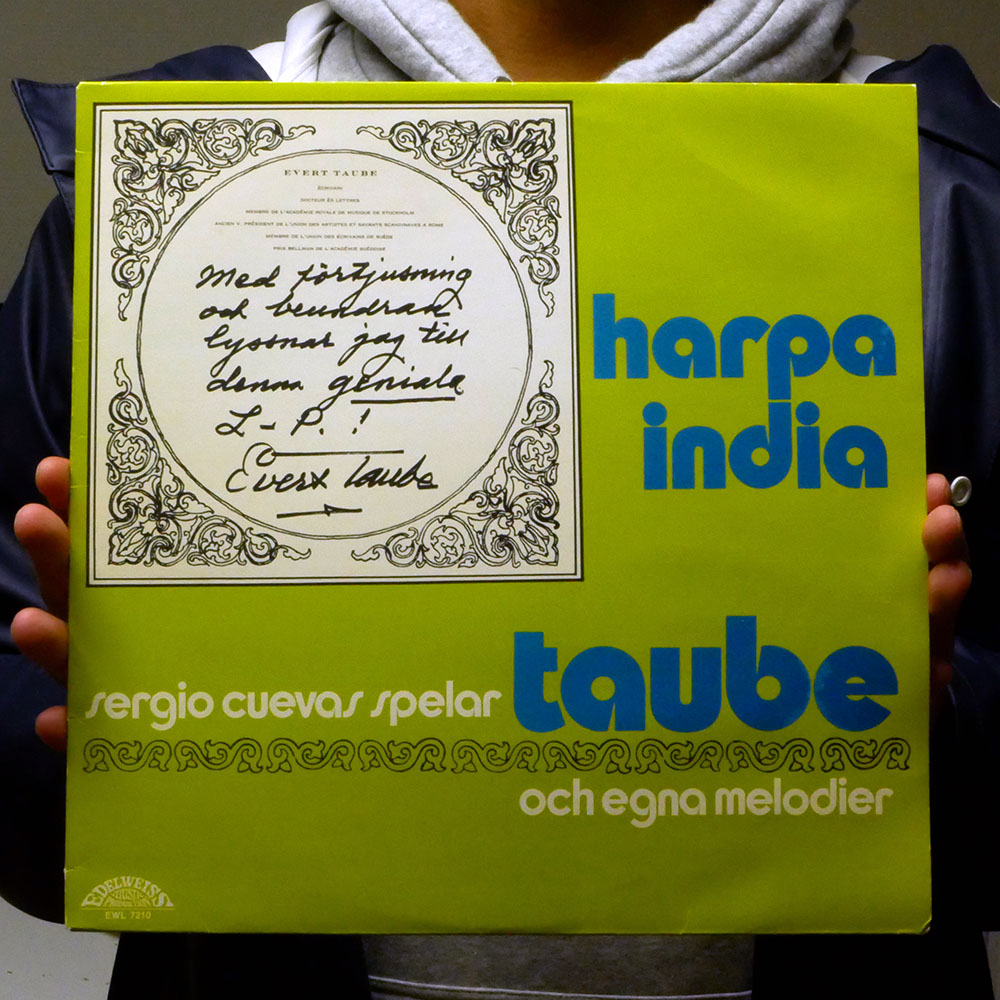 Harpa India – Sergio Cuevas spelas Taube och egna melodier [LP, 1972]