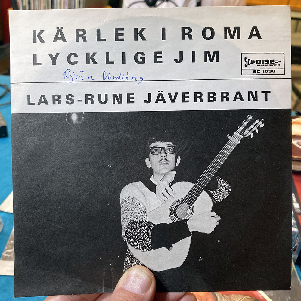 Lars-Rune Jäverbrant – Kärlek i Roma / Lycklige Jime [7", 1965]