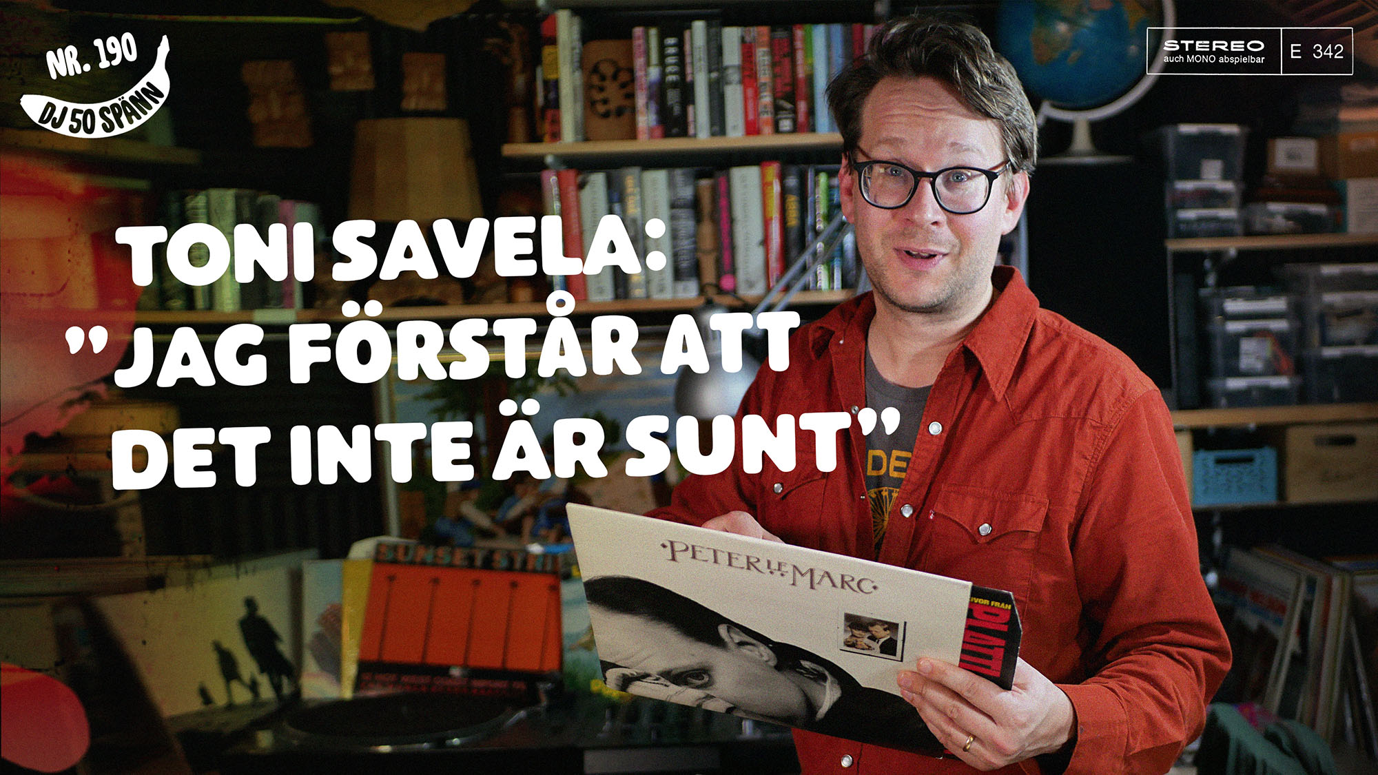 DJ50:- nr 190: Toni Savela ger oss boogie från Norrbotten (och andra kristaller).