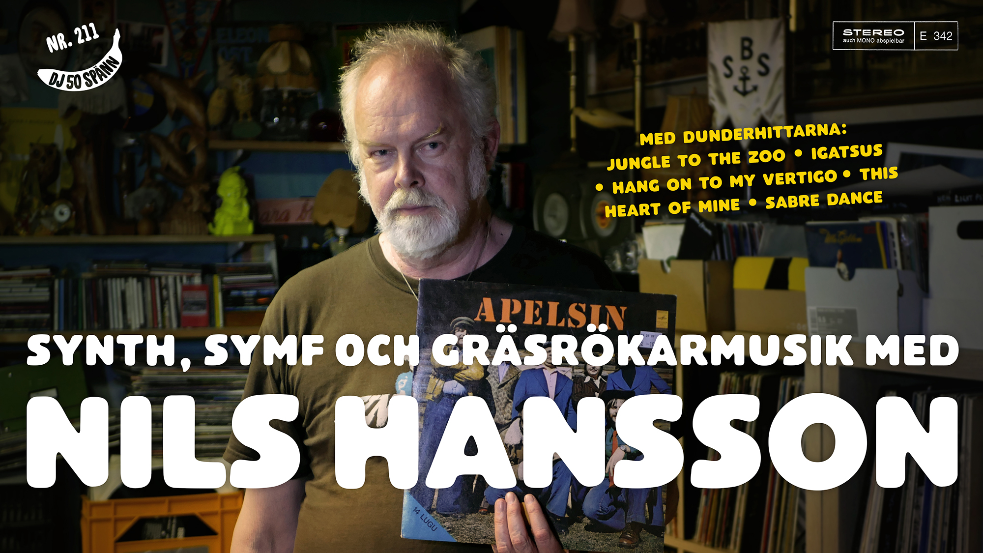 DJ 50 SPÄNN 5 DJ50:- nr 211: Synth, symf och gräsrökarmusik med Nils Hansson
